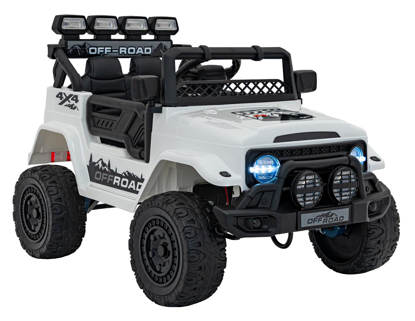 Auto na akumulator Off-Road CLIMBER 4x4 - bijeli