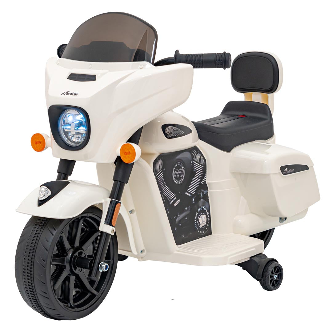 Licencirani motor na akumulator Chopper INDIAN - bijeli