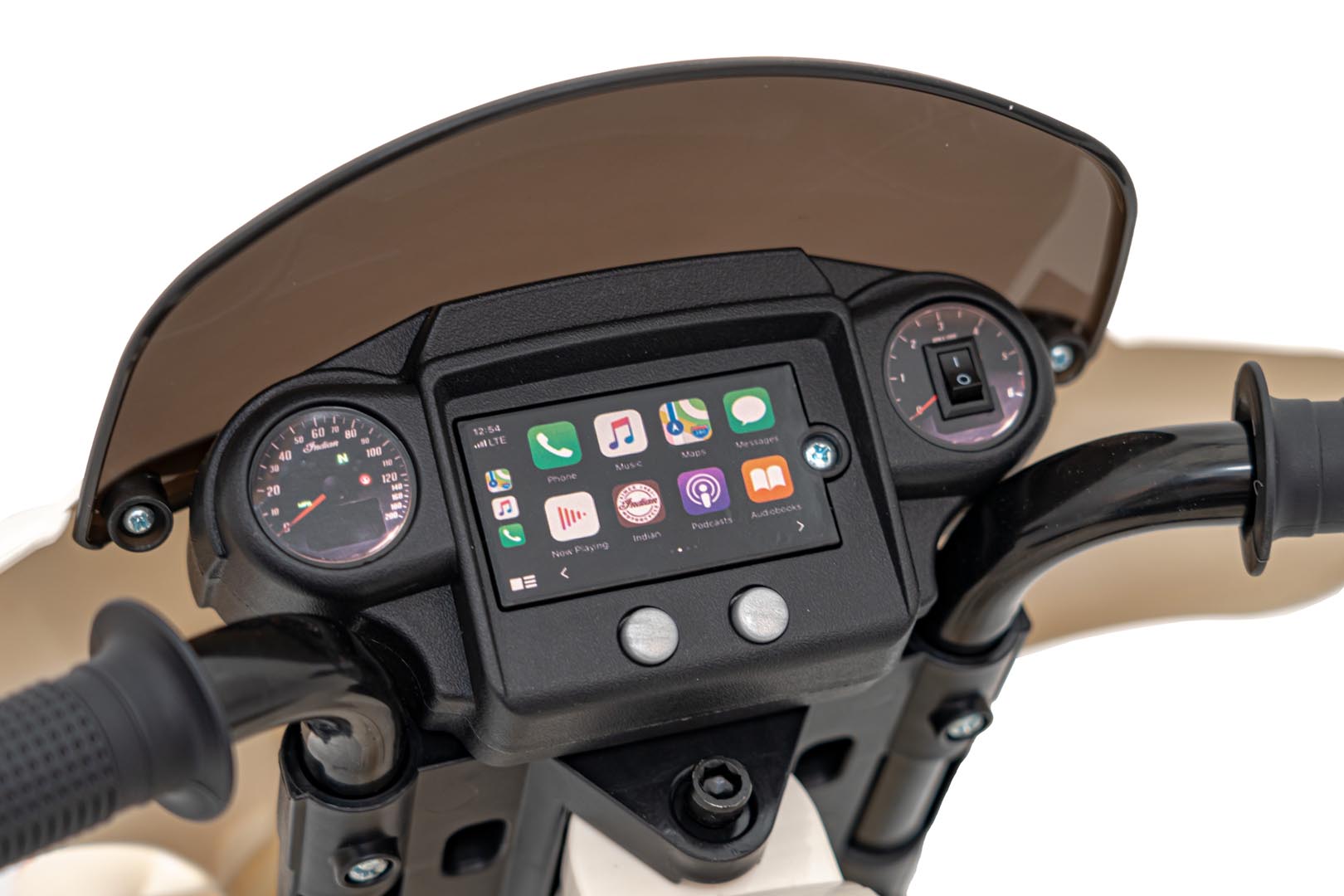 Licencirani motor na akumulator Chopper INDIAN - bijeli