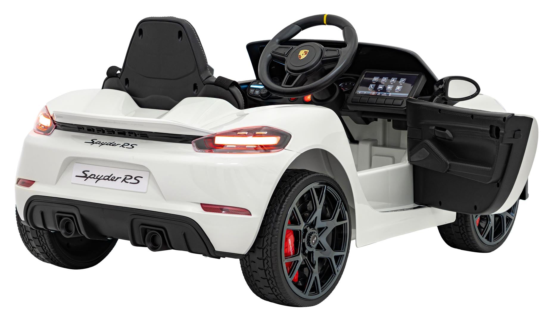 Licencirani auto na akumulator Porsche 718 - bijeli