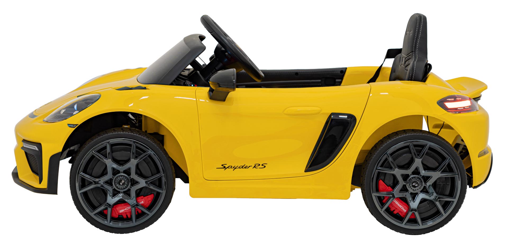 Licencirani auto na akumulator Porsche 718 - žuti