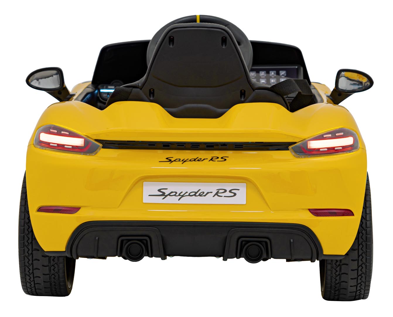 Licencirani auto na akumulator Porsche 718 - žuti