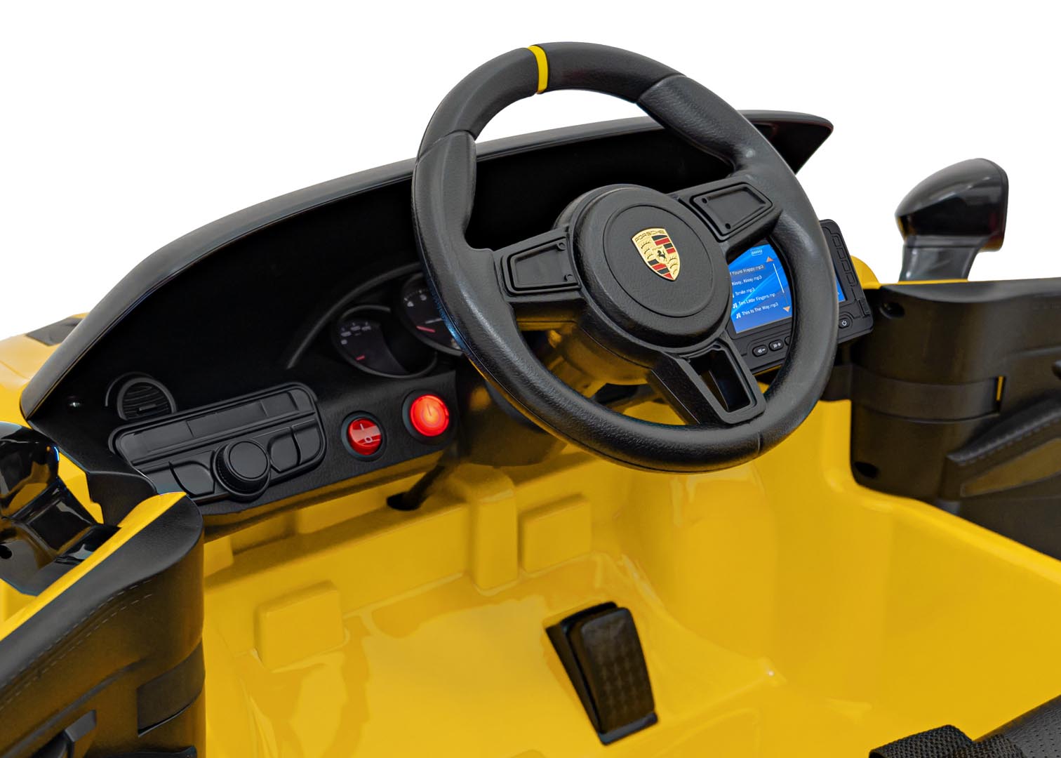 Licencirani auto na akumulator Porsche 718 MP4 - žuti