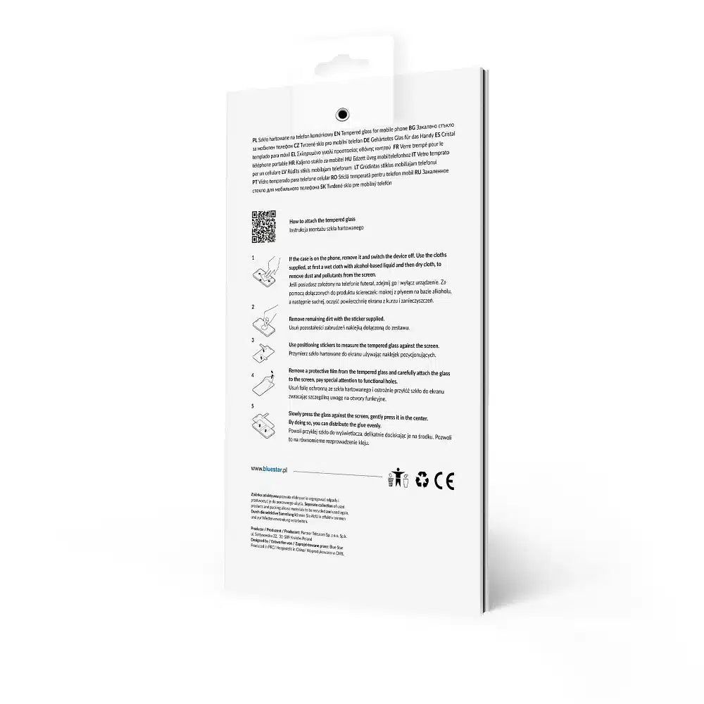 Blue Star 5D edzett üveg - Honor Magic5 Lite - fekete