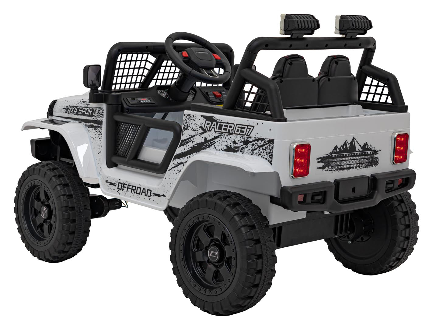 Auto na akumulator OFF ROAD 4x4 SPORT - bijeli