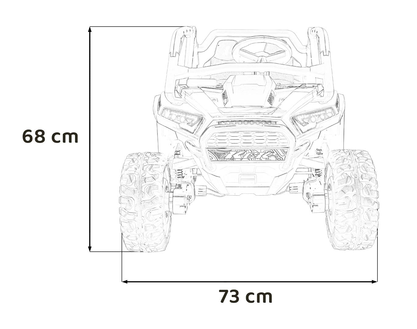 Buggy na akumulator KCK 4x4 - plavi