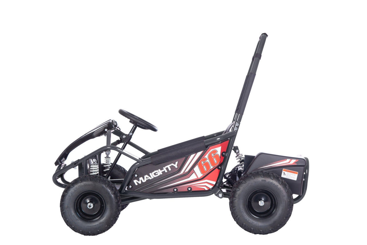 Go-kart na akumulator MAIGHTY 1000W - crni