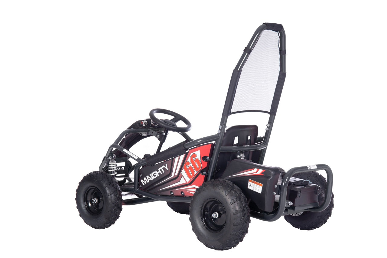 Go-kart na akumulator MAIGHTY 1000W - crni