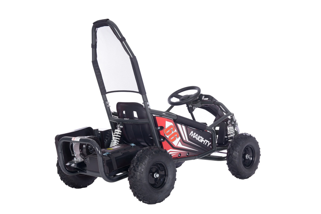 Go-kart na akumulator MAIGHTY 1000W - crni
