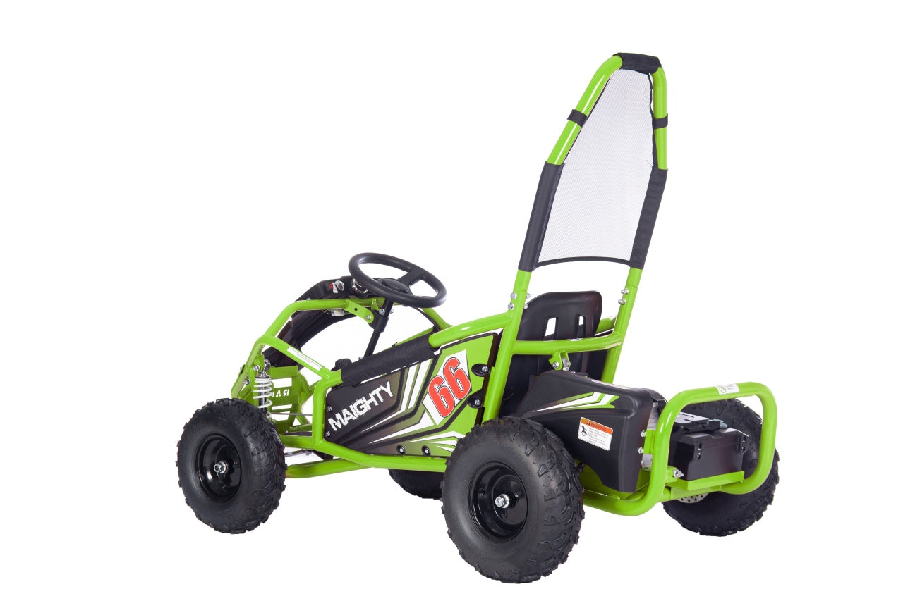 Go-kart na akumulator MAIGHTY 1000W - zeleni