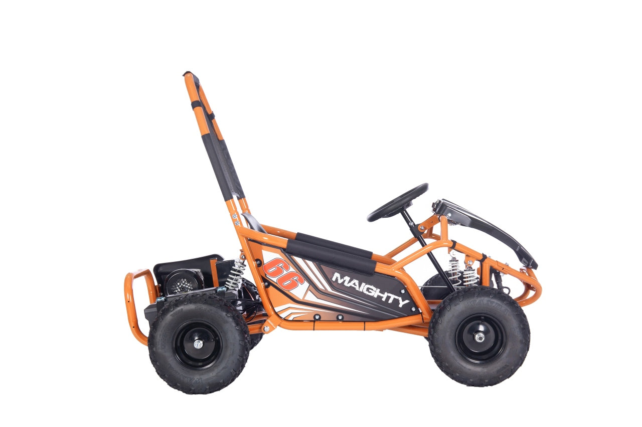Go-kart na akumulator MAIGHTY 1000W - narančasti