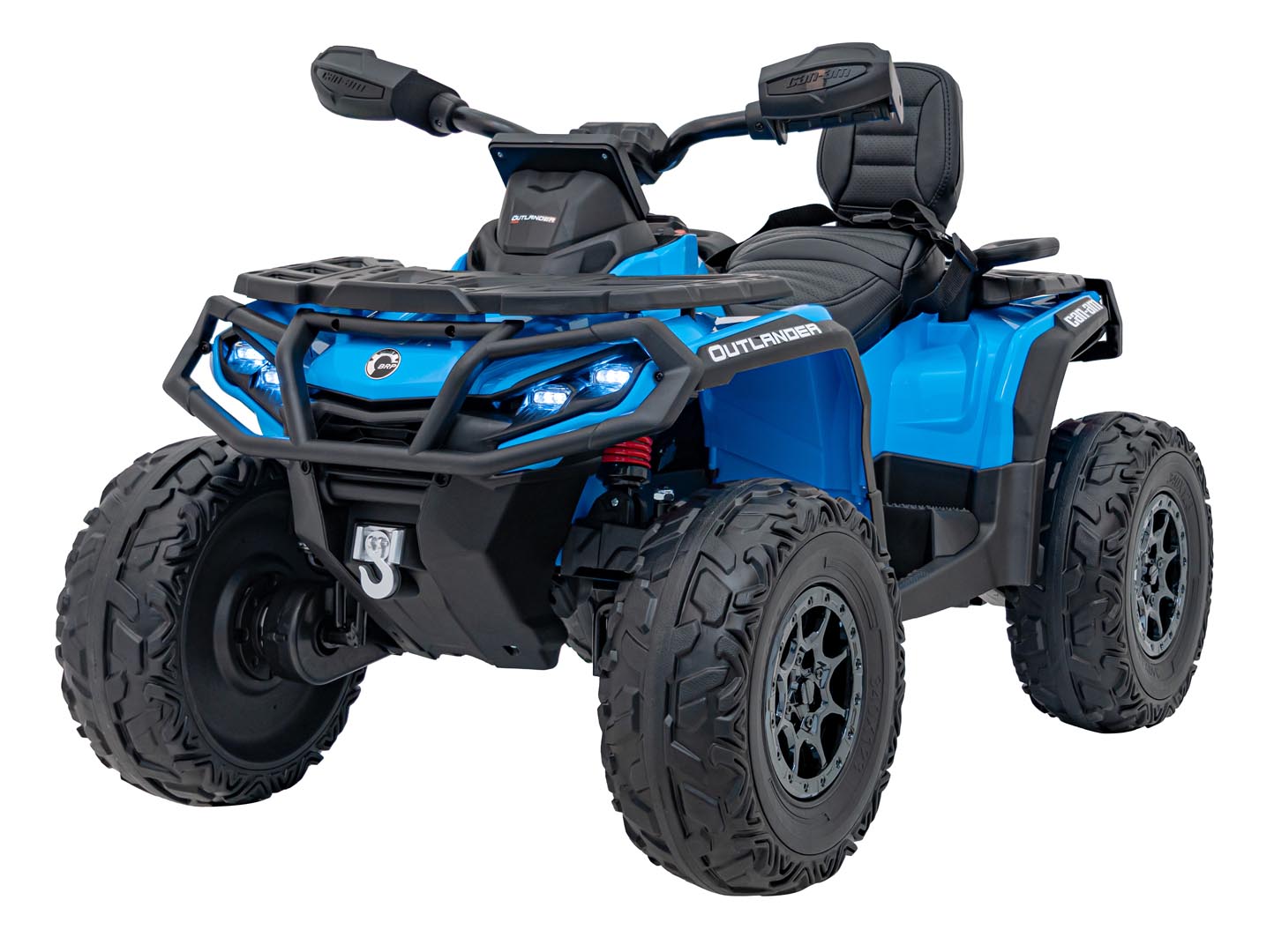 Quad na akumulator Can-Am Outlander ATV 4x4 200W - plavi