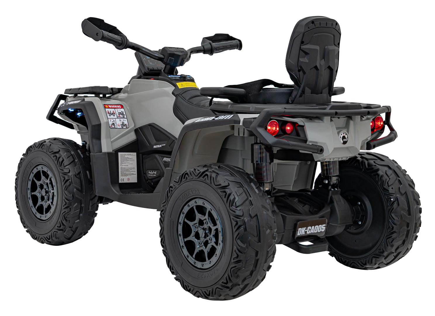 Quad na akumulator Can-Am Outlander ATV 4x4 200W - sivi