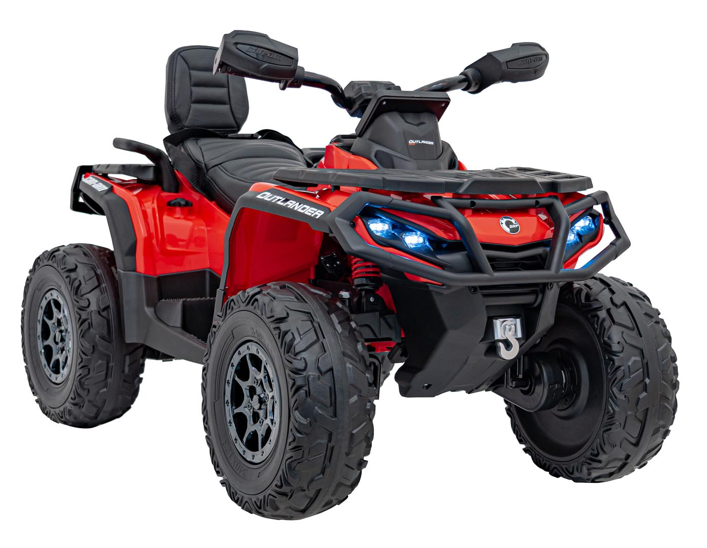 Quad na akumulator Can-Am Outlander ATV 4x4 200W - crveni
