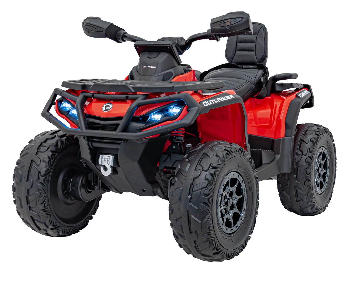Quad na akumulator Can-Am Outlander ATV 4x4 200W - crveni