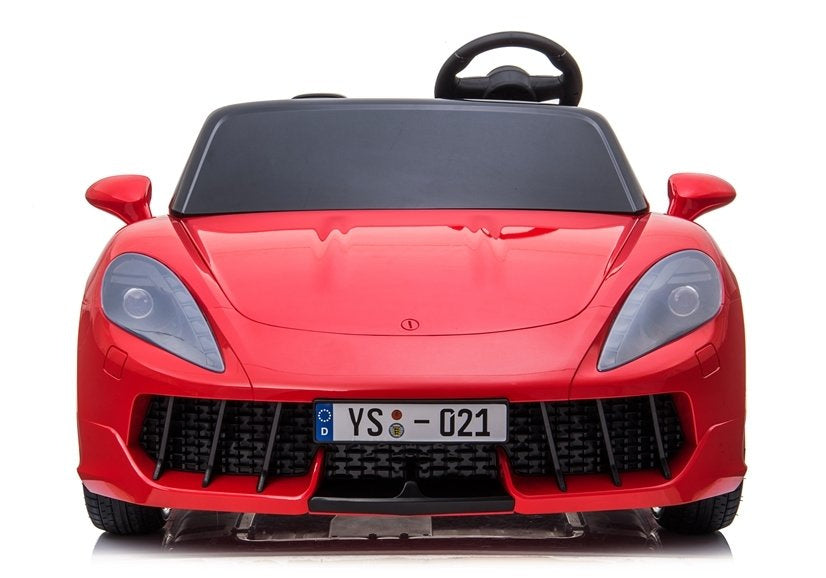 Auto na akumulator YSA021A - dvosjed - crveni/lakirani