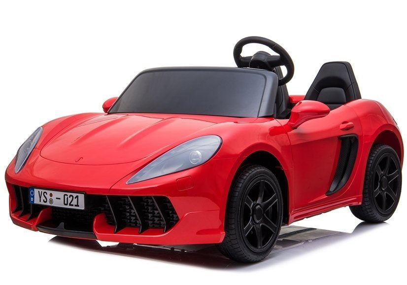 Auto na akumulator YSA021A - dvosjed - crveni/lakirani