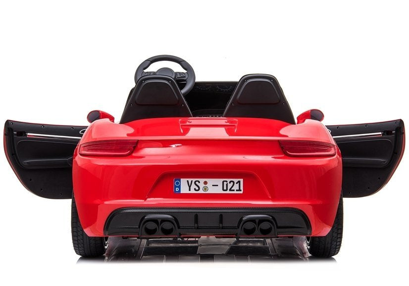 Auto na akumulator YSA021A - dvosjed - crveni/lakirani