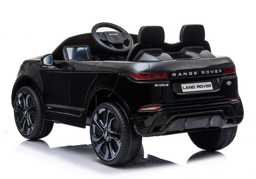 Licencirani auto na akumulator Range Rover Evoque - crni/lakirani