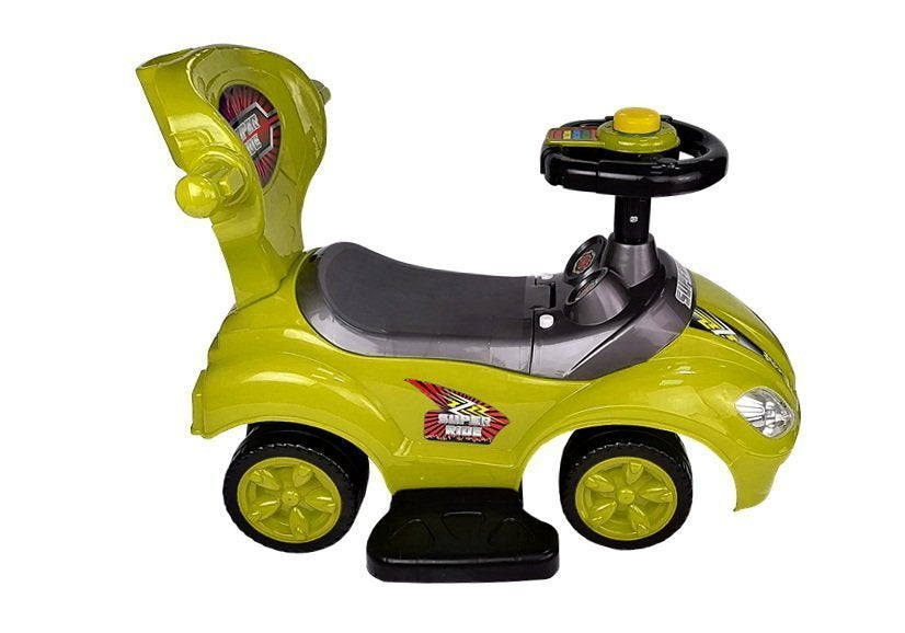 Dječja guralica Mega Car 3in1 - žuta
