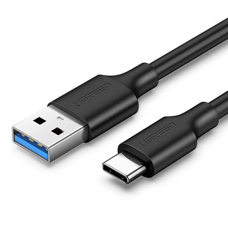 Ugreen 20883 USB kabel USB 3.2 Gen 1 (3.1 Gen 1) 1,5 m USB A USB C 5 Gbit/s Crno
