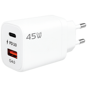 REDLINE Punjač kućni, 1 x USB-A, 1 x USB-C, 45W, GaN - GL-45W-AC