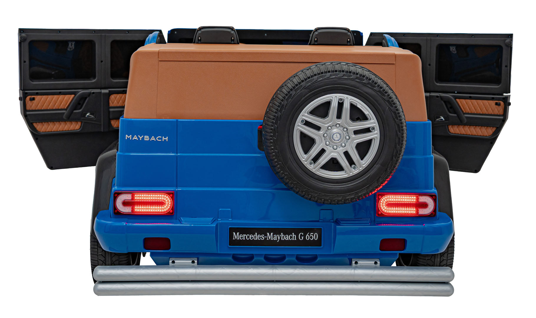 Licencirani auto na akumulator Mercedes Benz MAYBACH G650 STRONG - dvosjed - plavi