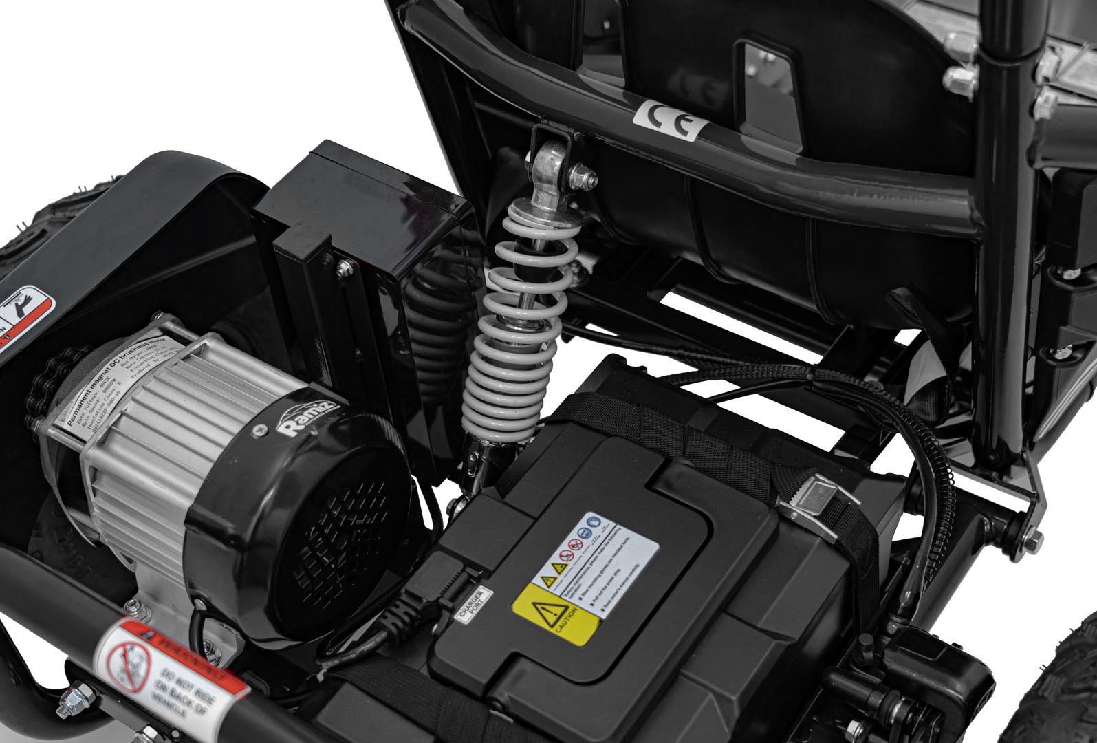 Go-kart na akumulator MAIGHTY 1000W - crni