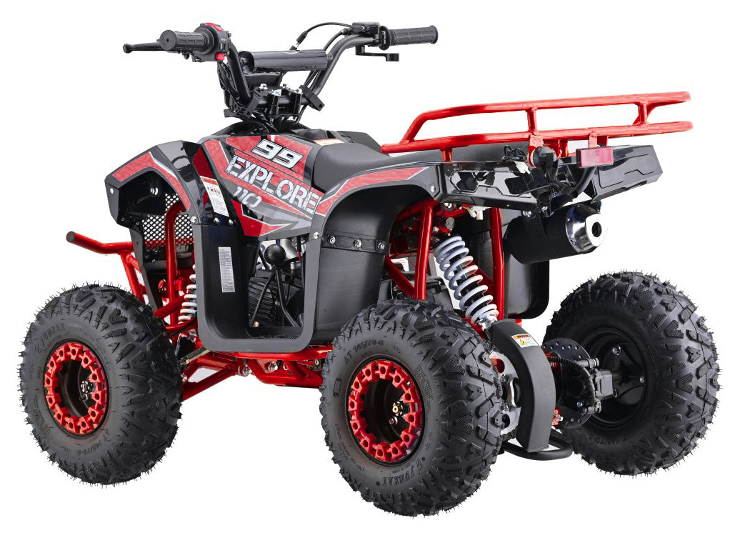 Quad na benzin 110CC EXPLORER - crveni
