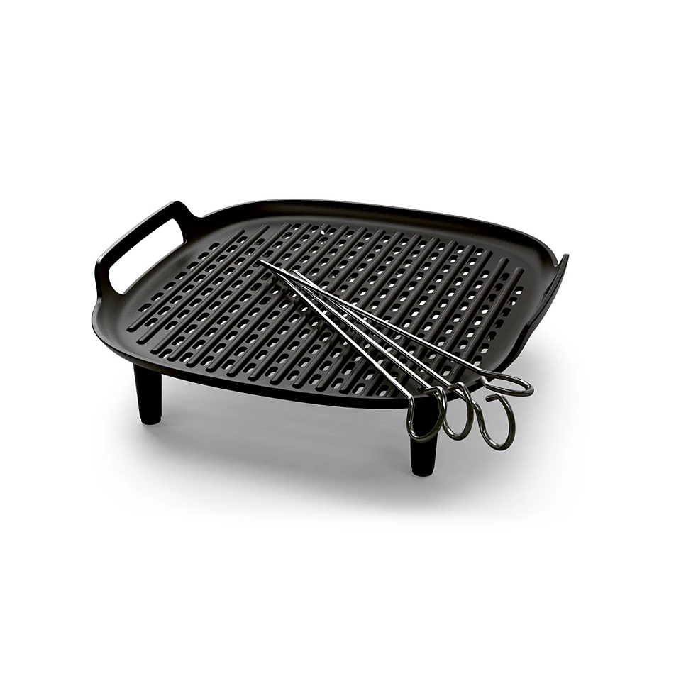 Philips HD9926/00 dodatak za fritezu Nastavak za grillanje i izradu ražnjića Crno