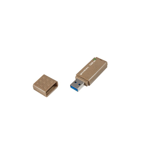 Goodram UME3 Eco Friendly USB izbrisivi memorijski pogon 128 GB USB Tip-A 3.2 Gen 1 (3.1 Gen 1) Smeđe