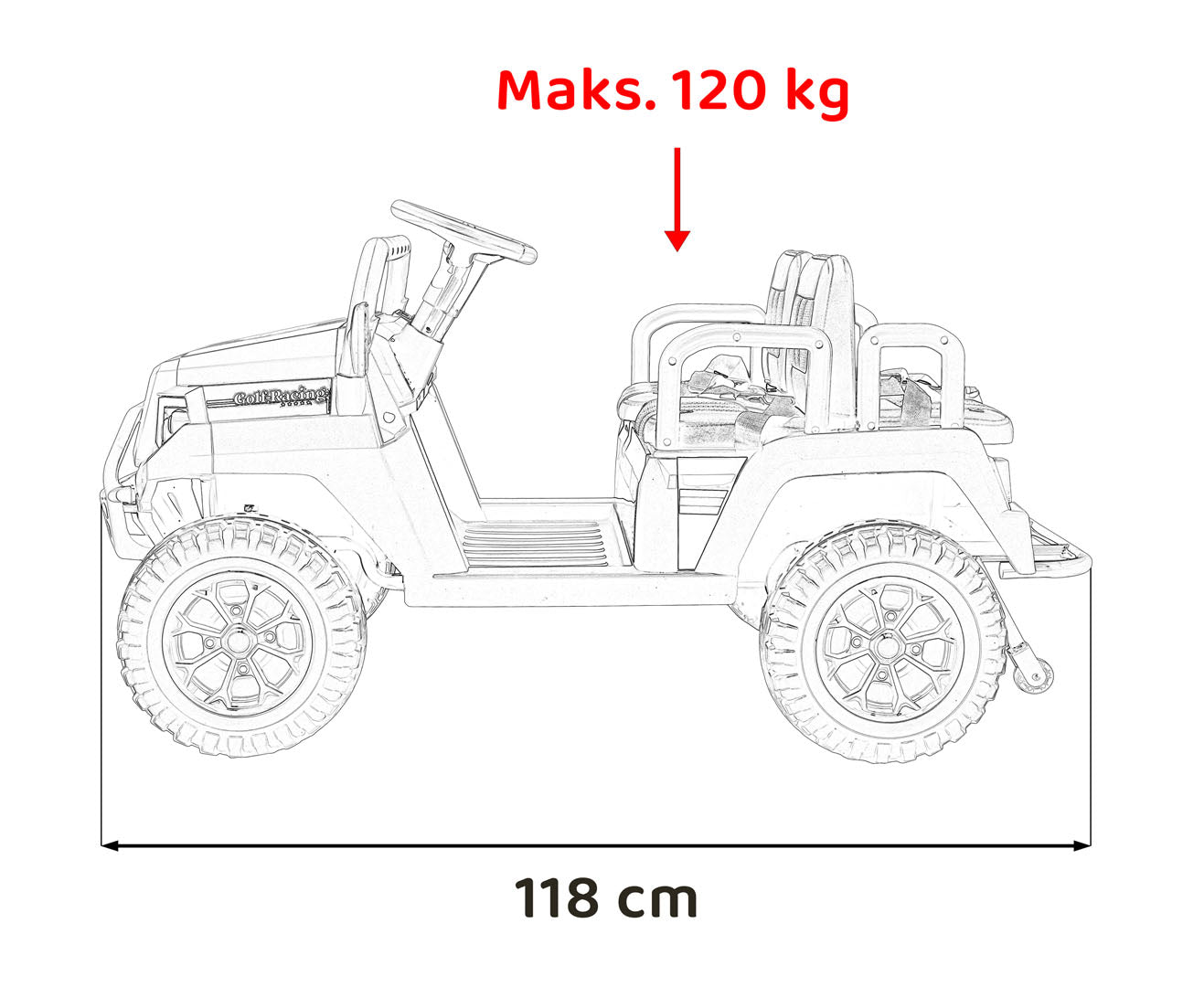 Buggy 4-seater Champion Green