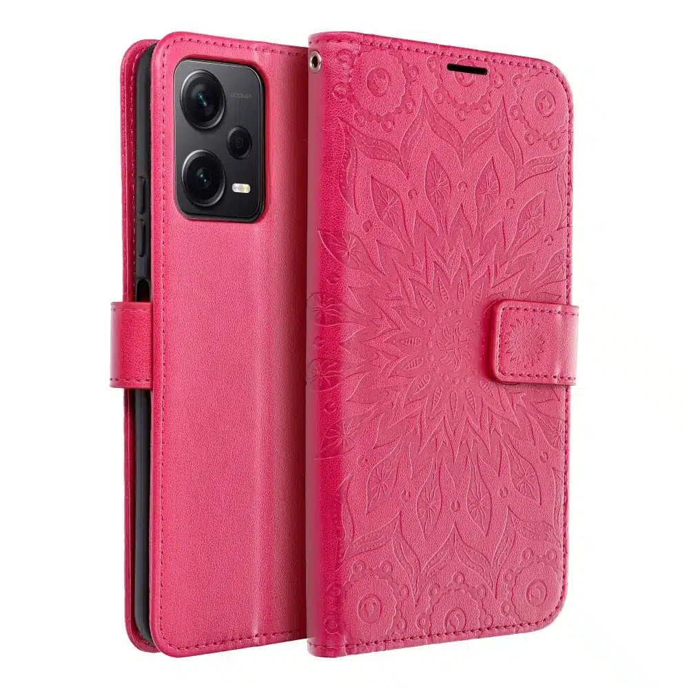 MEZZO Book case preklopna torbica za XIAOMI Redmi NOTE 12 PRO Plus 5G mandala magenta