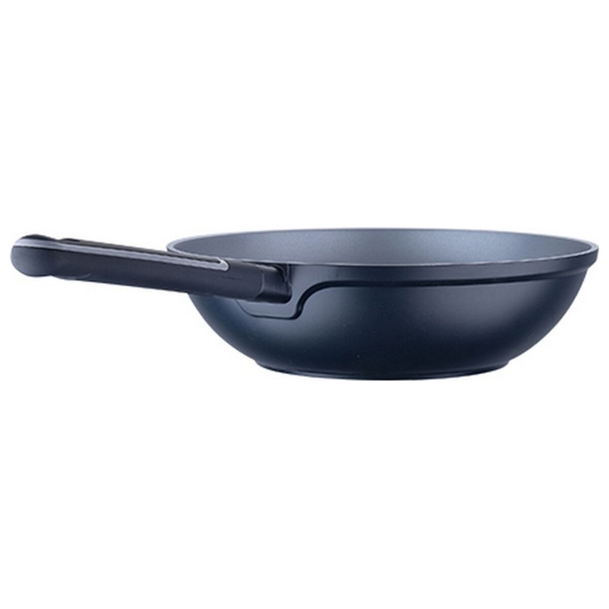 Tava za Wok Masterpro Indigo Crna Aluminij (Ø 28 cm)