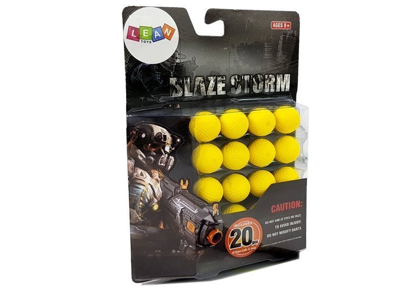 Metci za kuglastu pušku 20 komada/2 cm - žuti