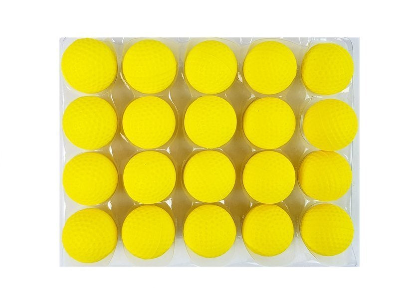 Metci za kuglastu pušku 20 komada/2 cm - žuti