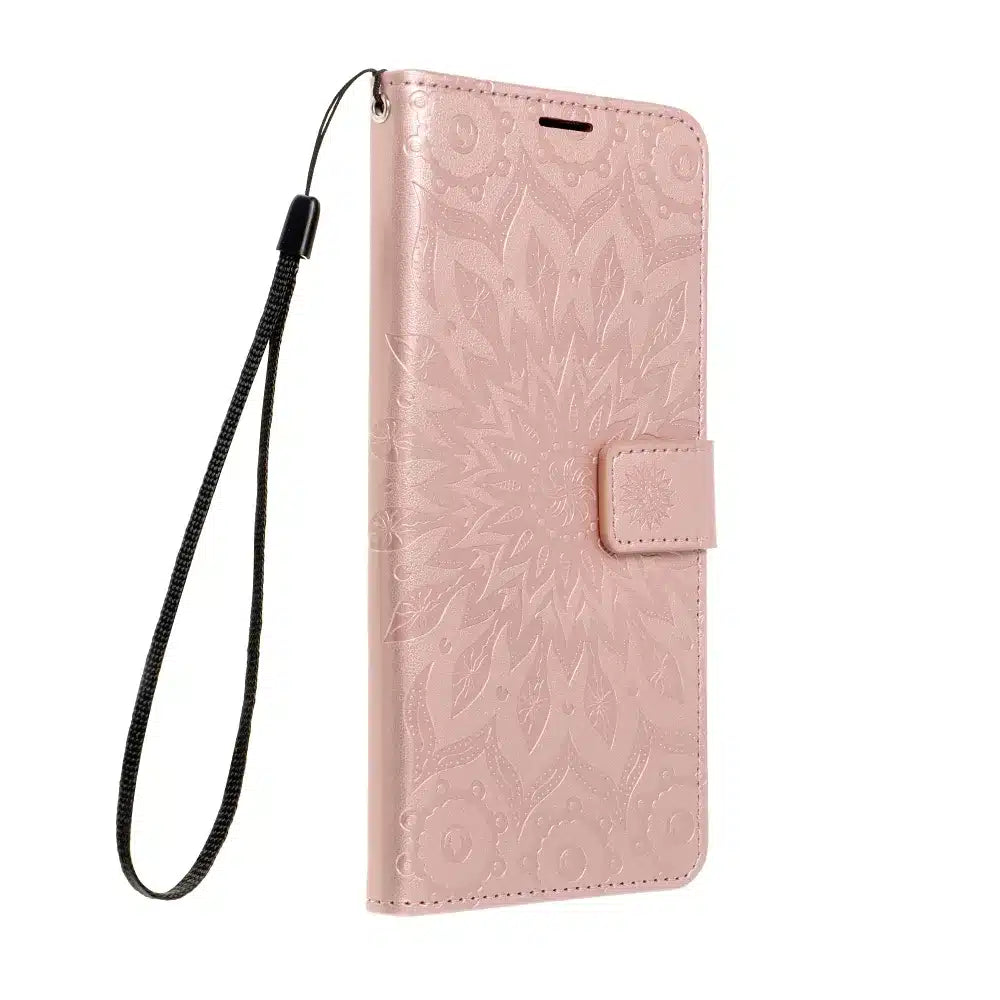 MEZZO Book case preklopna torbica za XIAOMI Redmi 13C / POCO C65 mandala gold pink