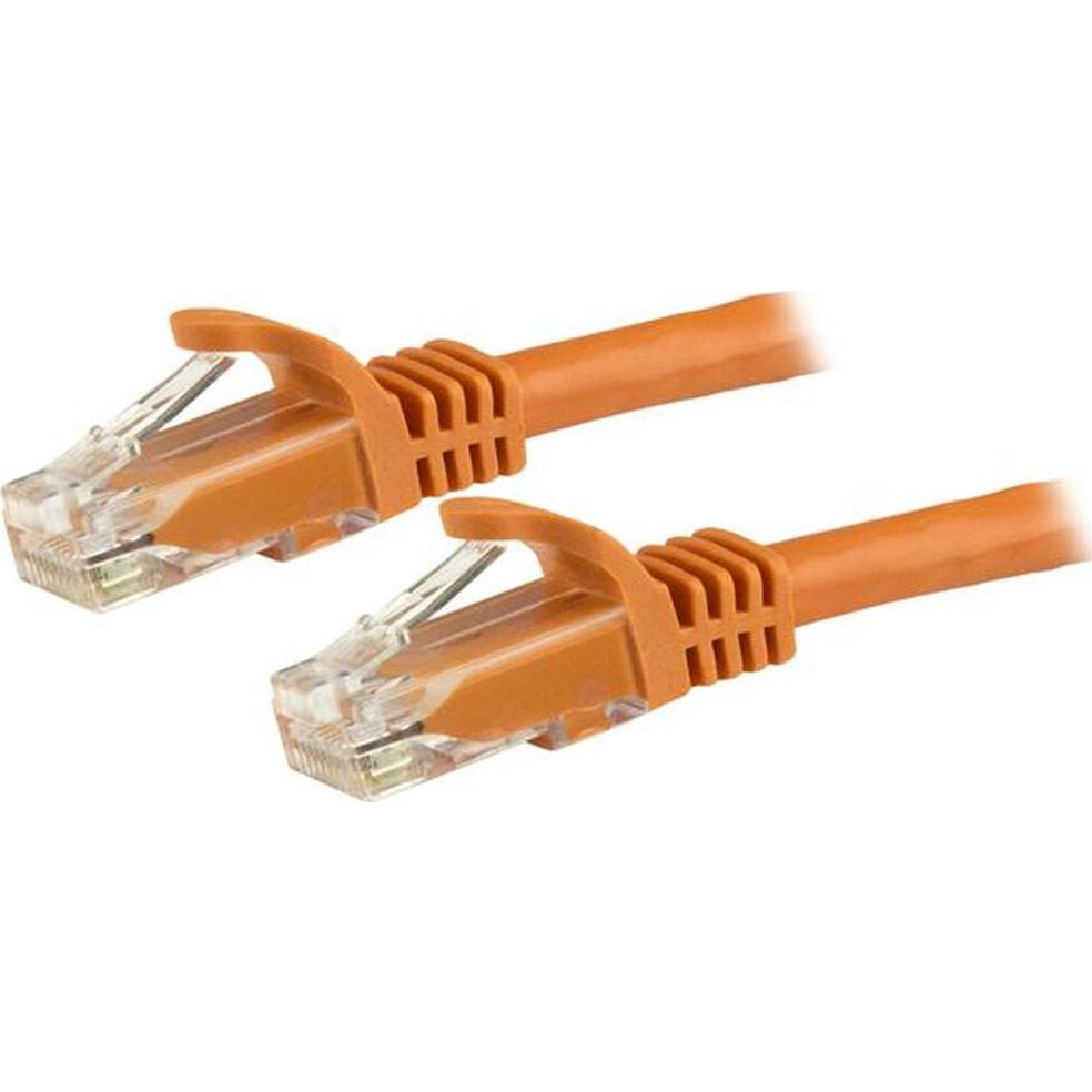 StarTech.com N6PATC150CMOR kabel za umrežavanje Narančasto 1,5 m Cat6 U/UTP (UTP)