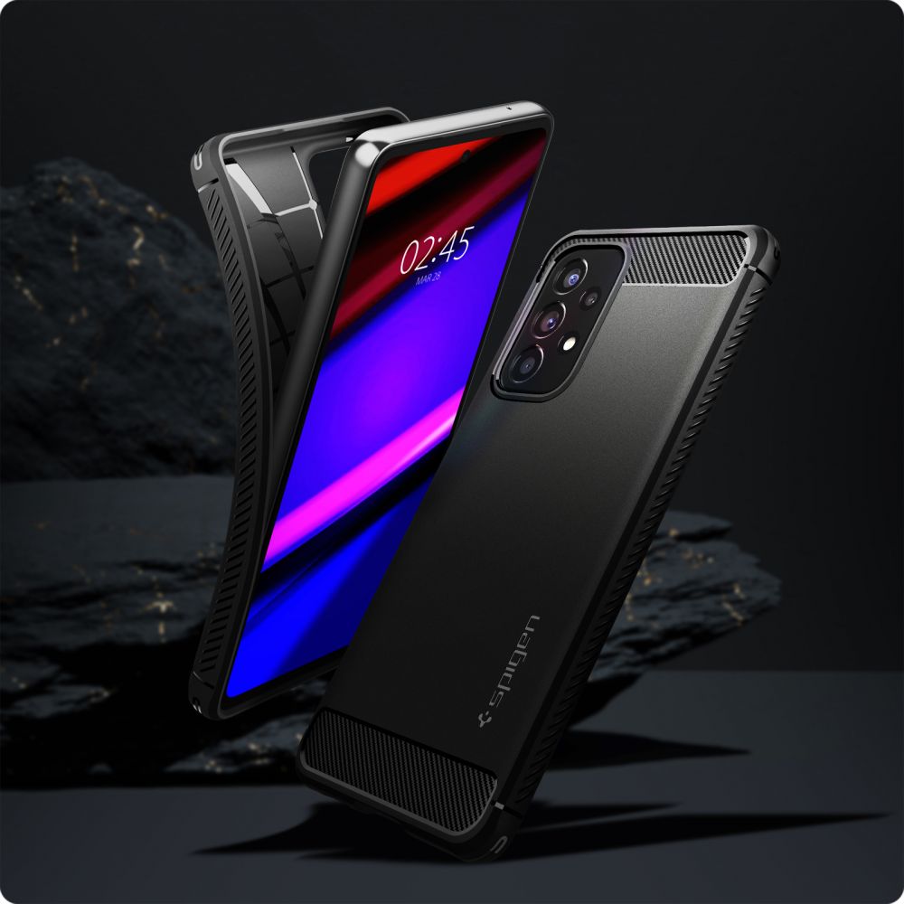 SPIGEN RUGGED ARMOR ZA SAMSUNG GALAXY A53 5G MAT CRNA