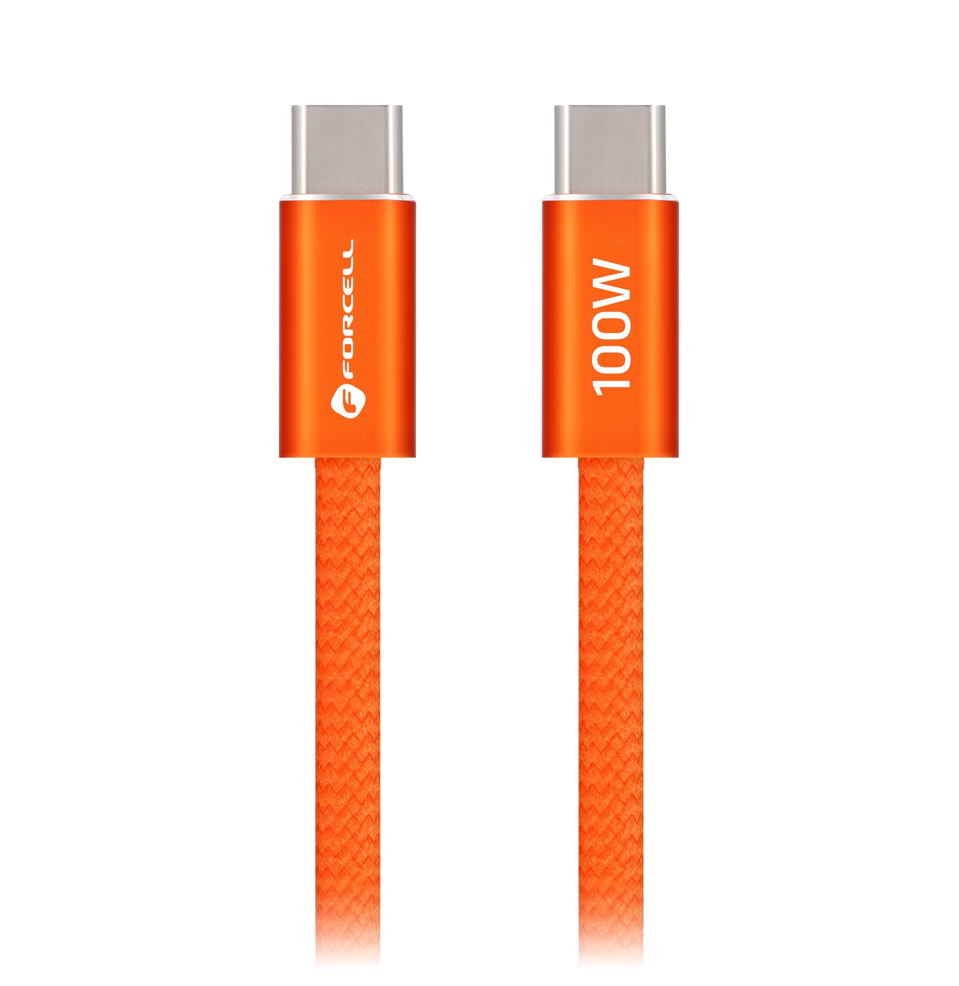 USB C na USB C kabel Forcell F-Energy QC4.0 PD 5A 100W 120 cm ACYH23 narančasti