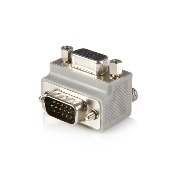 StarTech.com Right Angle VGA / VGA Cable Adapter Type 1 - M/F DB15 Sivo