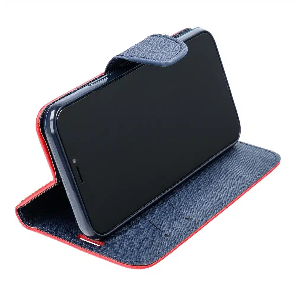 Fancy Book futrola za XIAOMI Redmi 13c / POCO C65 crvena / tamnoplava