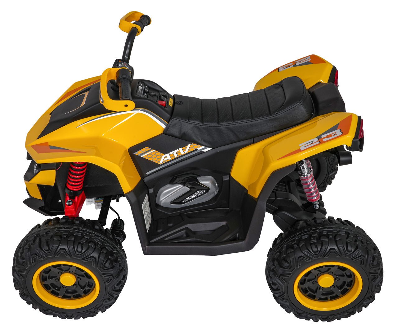 Quad na akumulator Fast Wheel 4x4 - žuti