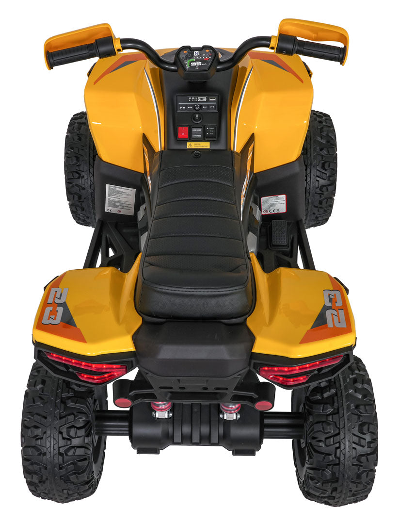 Quad na akumulator Fast Wheel 4x4 - žuti