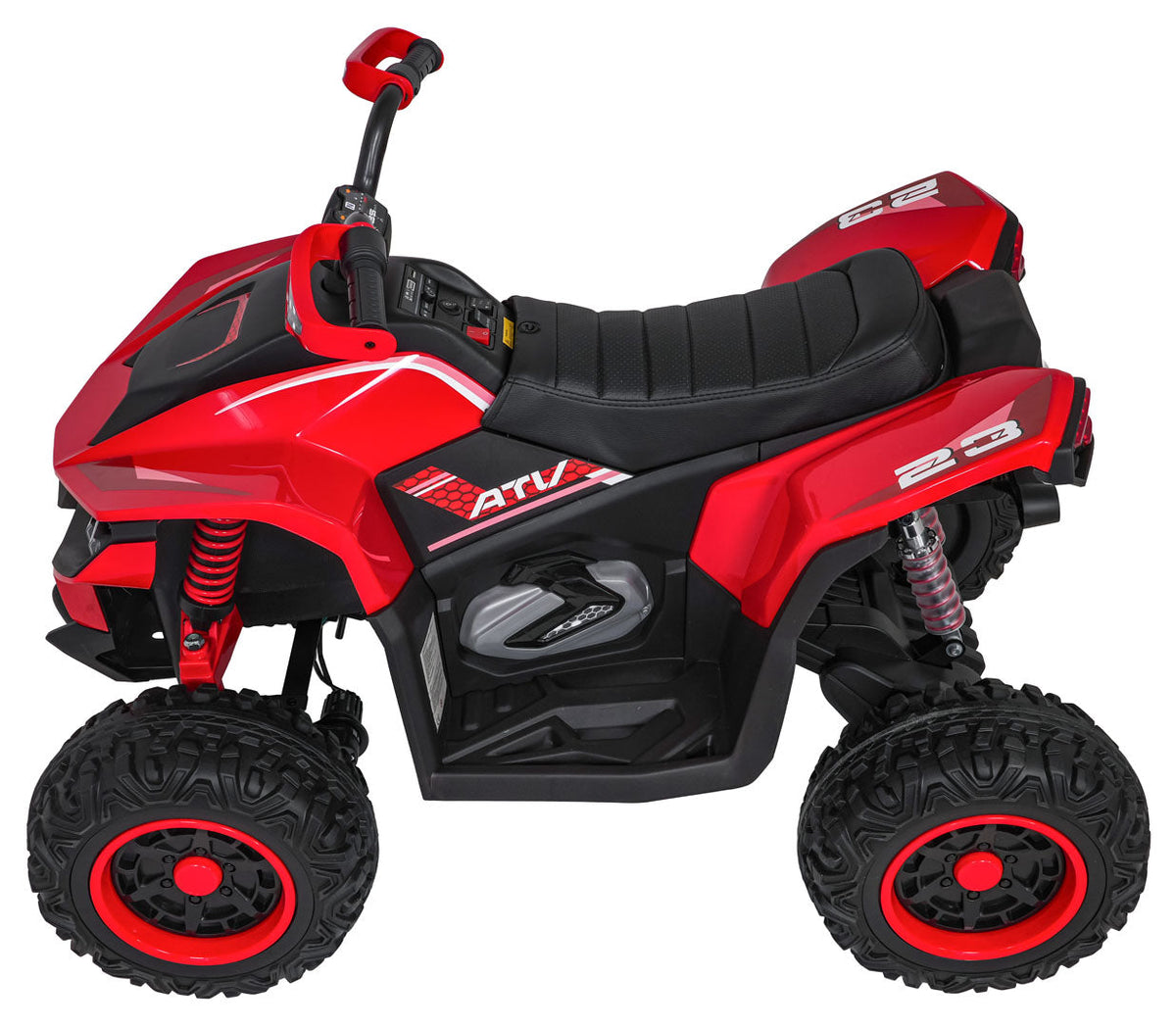 Quad na akumulator Fast Wheel 4x4 - Crveni