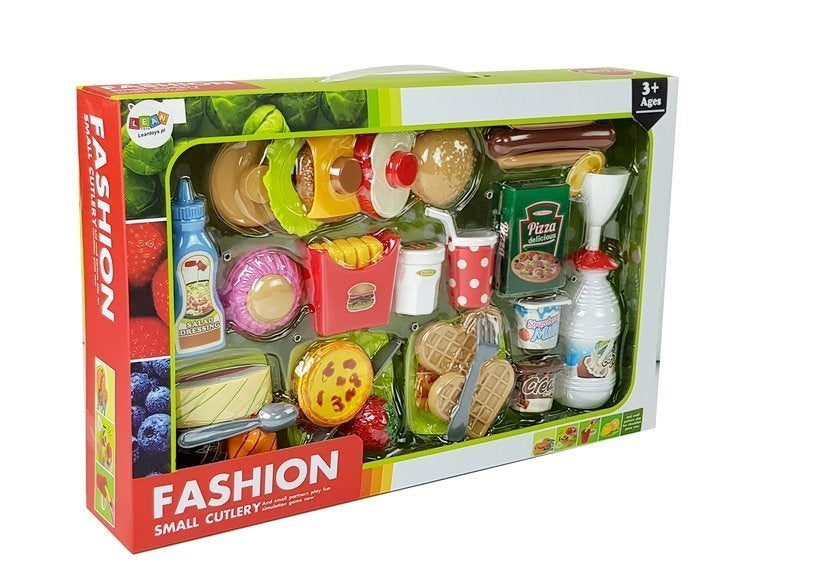 Set za igru Fast food sa slasticama - šareni