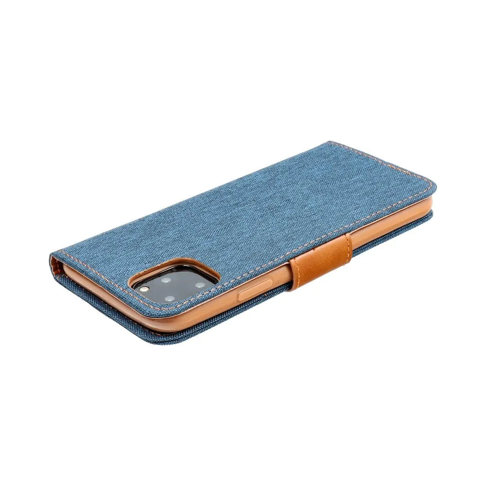 CANVAS Book case za SAMSUNG GALAXY A42 5G navy plava