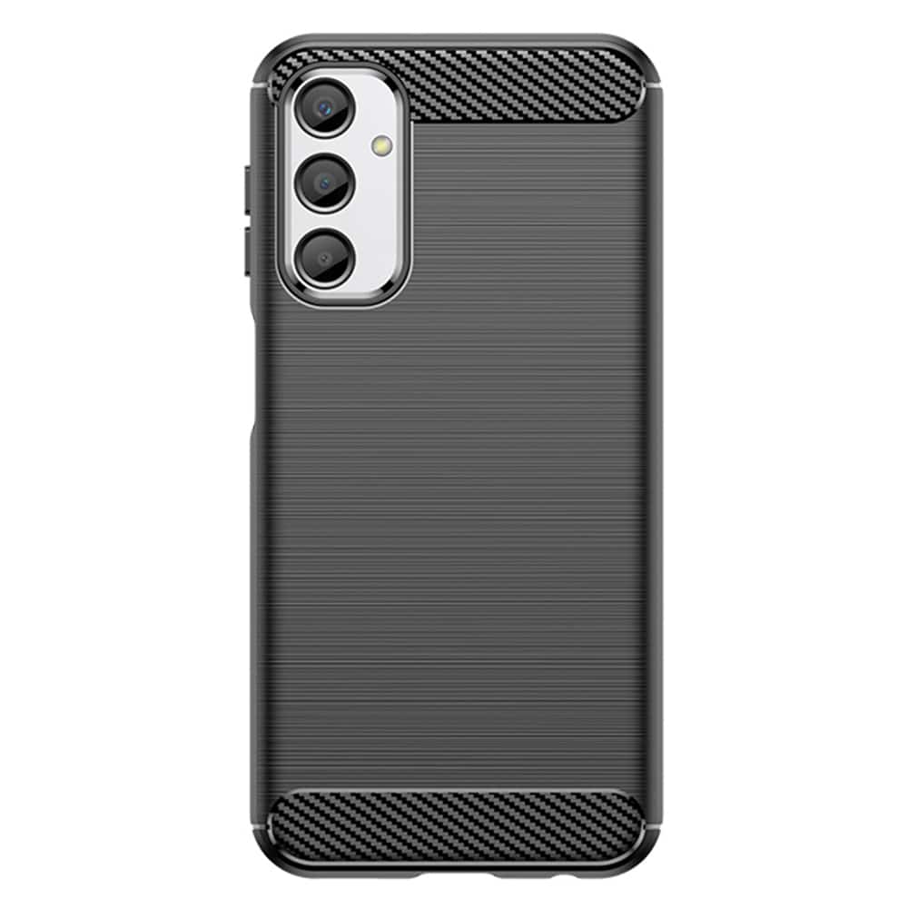 Techsuit Carbon Silicone maska za Samsung Galaxy A25 5G – crna