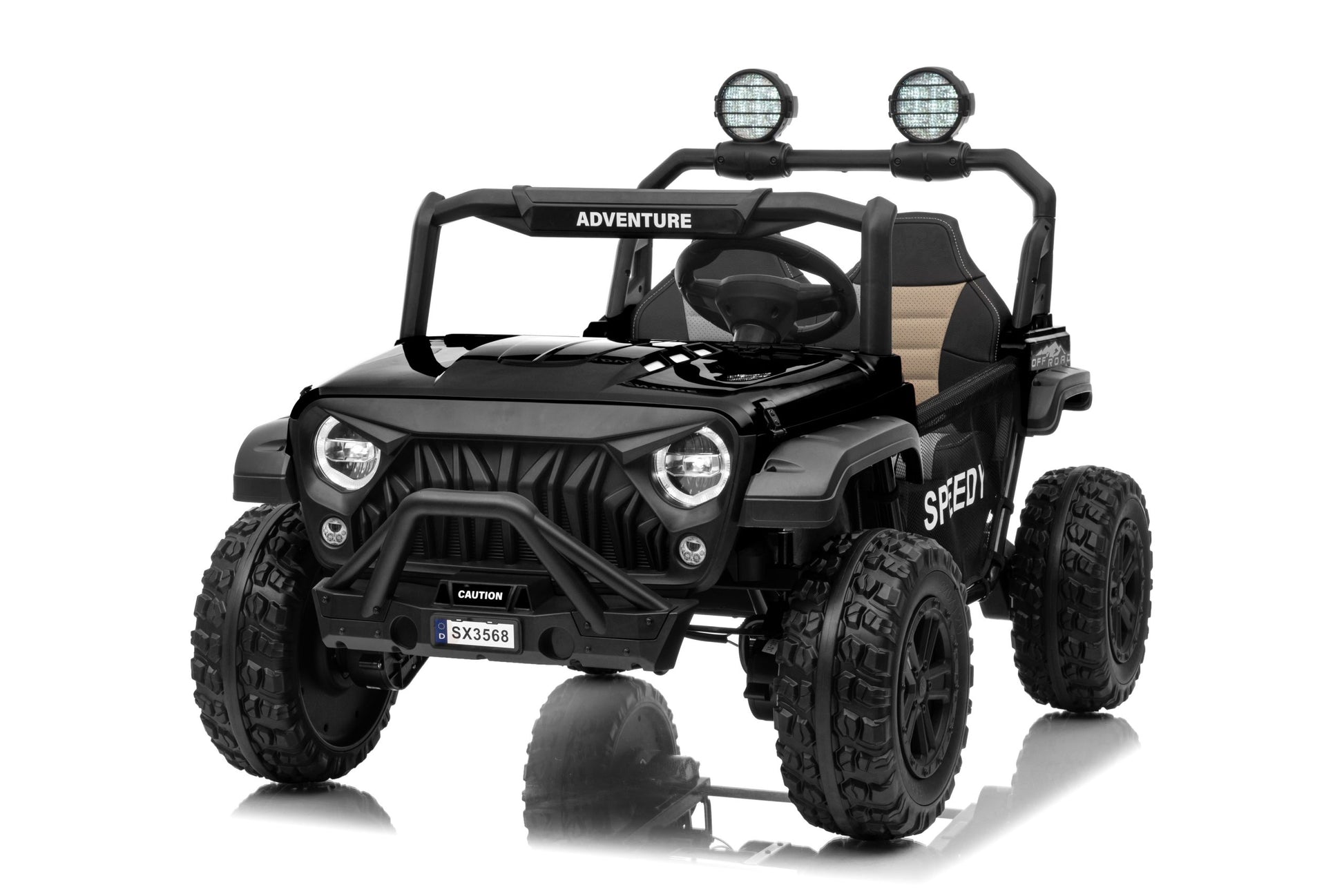 Buggy na akumulator PASSION 4x4 - dvosjed - crni