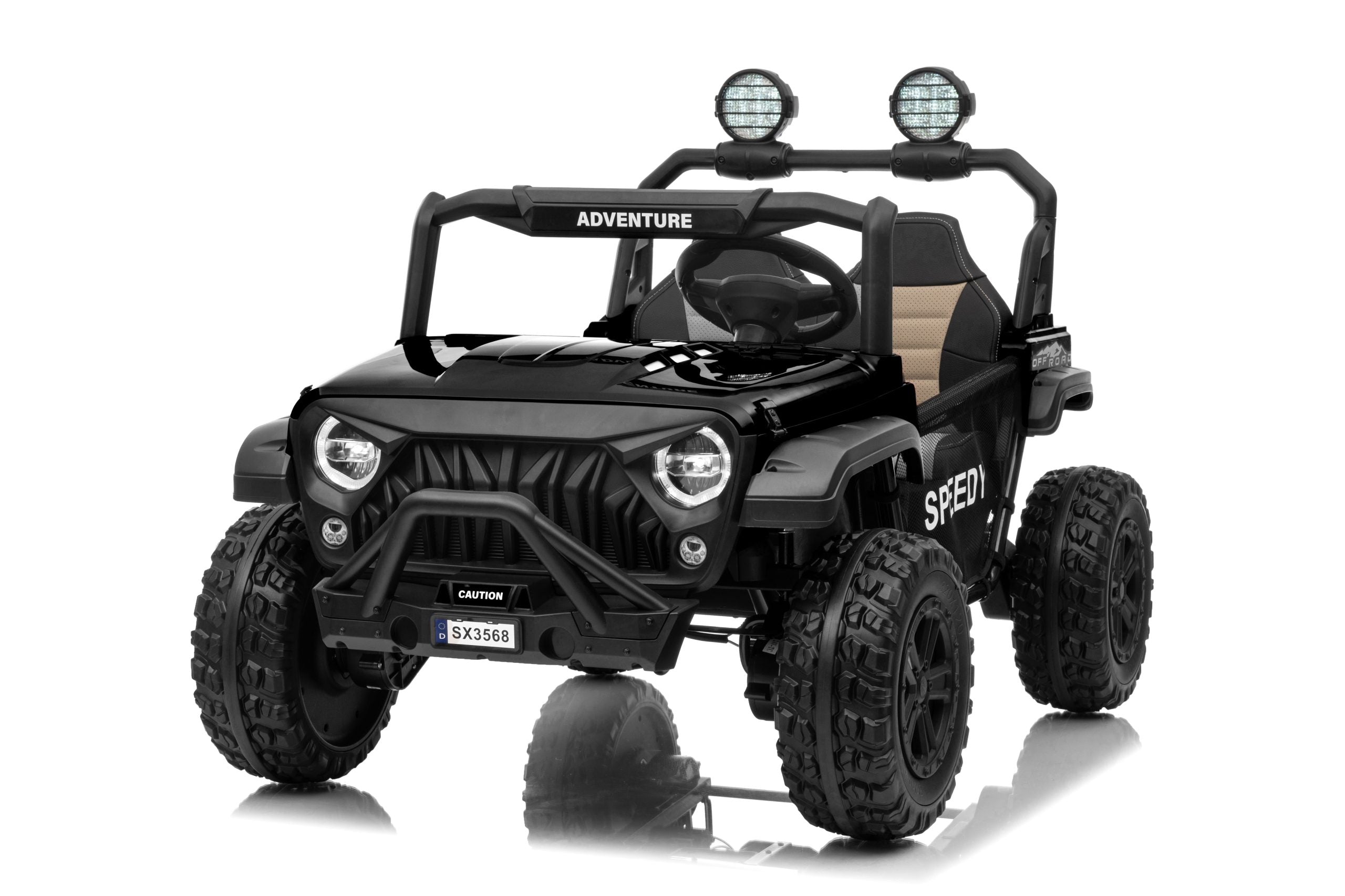 Buggy na akumulator PASSION 4x4 - dvosjed - crni